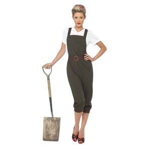 1940s World War II Women's Land Army "Land Girl" Halloween Renaissance Costume
